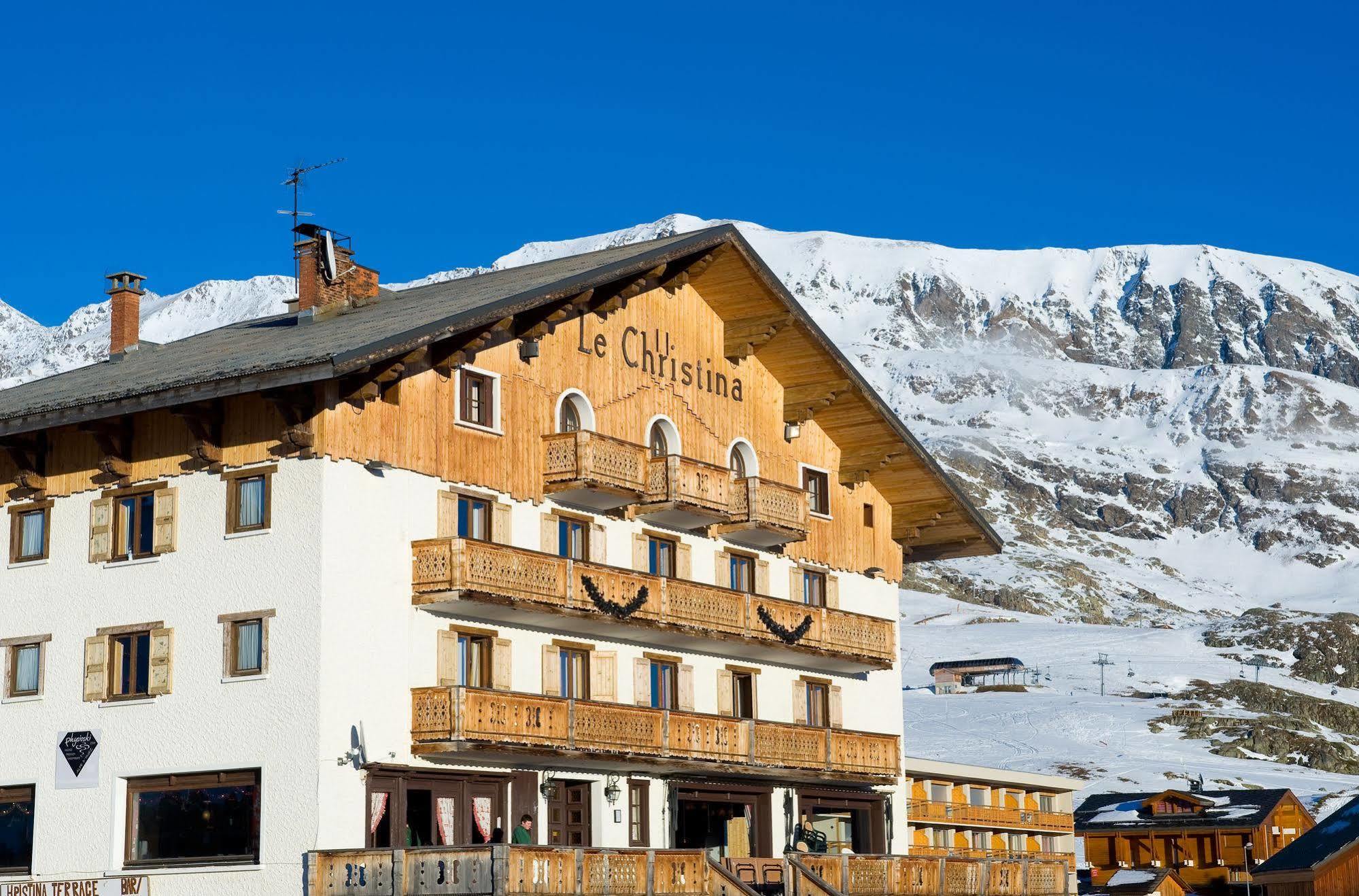 Madame Vacances Hotel Le Christina Alpe d'Huez Exterior foto